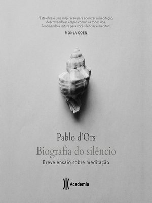 cover image of Biografia do Silêncio